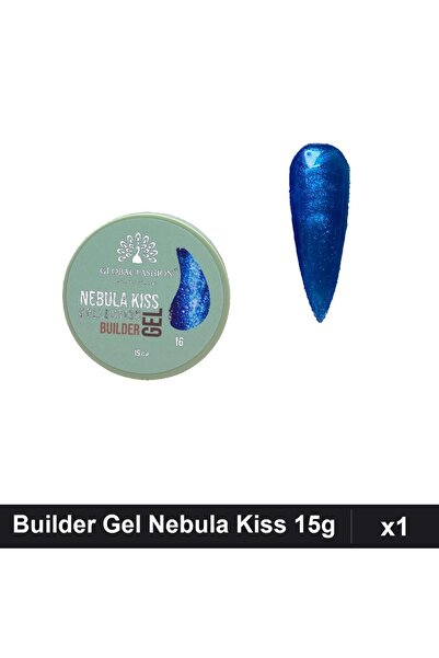 global fashion Builder Gel Nebula Kiss Nr.16 15g, Constructie Unghii UV/LED