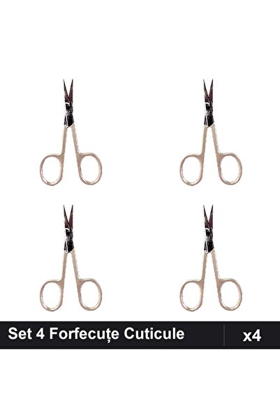 One Group Set 4 Forfecuțe Profesionale Cuticule One Group, Clești Manichiură
