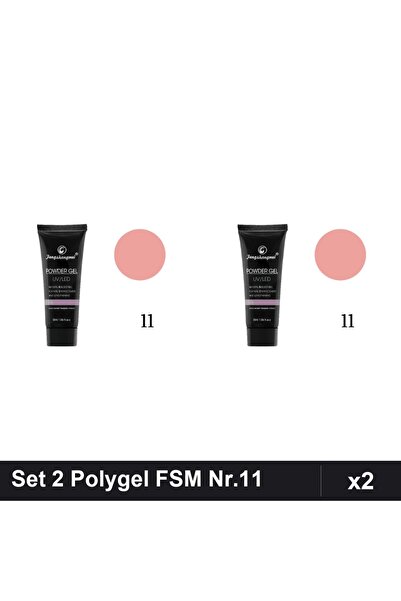 FSM Set 2 Polygel 30ml Nr.11, Constructie Unghii Gel, Manichiura UV/LED