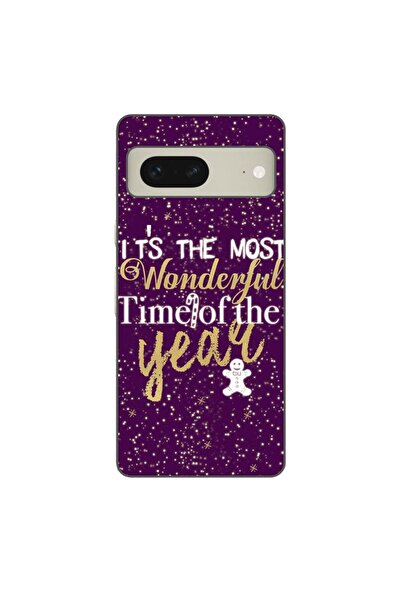 OEM Husa compatibila cu Google Pixel 7 Silicon Gel Tpu Model Craciun Wonderfu...
