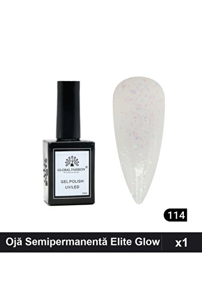 global fashion Ojă Semipermanentă Elite Glow 15ml, Gel Polish UV/LED