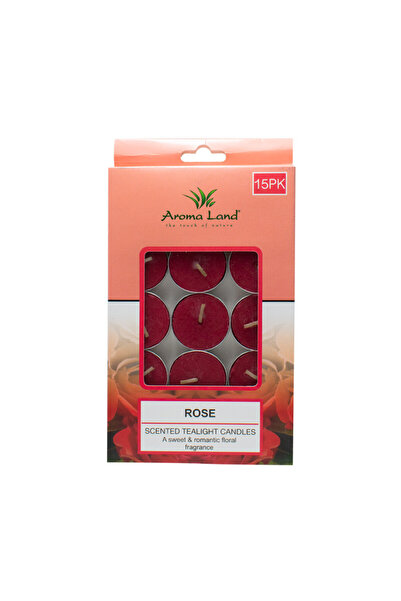Palo Santo Lumânări parfumate Trandafir - set de 15 bucăți