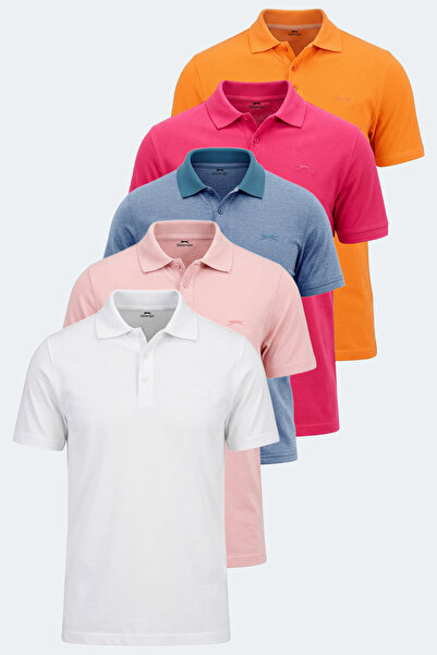 Slazenger Σετ ανδρικών μπλουζών SOHO 5 τεμαχίων