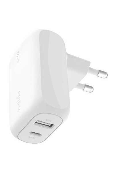 Belkin BoostCharge 42W 2 Portlu USB-C + USB-A Şarj Cihazı