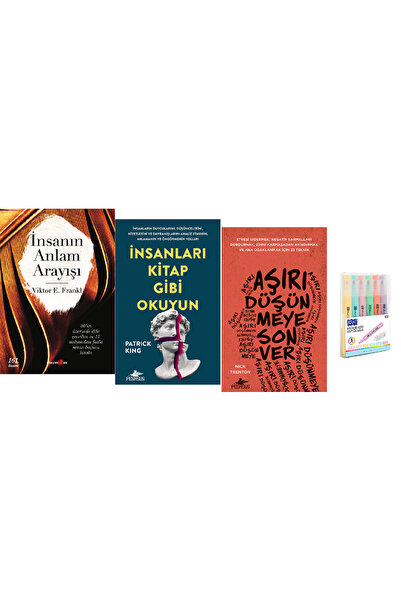 Okuyan Us Yayınevi İnsanın Anlam Arayışı + İnsanları Kitap Gibi Okuyun + Aşır...