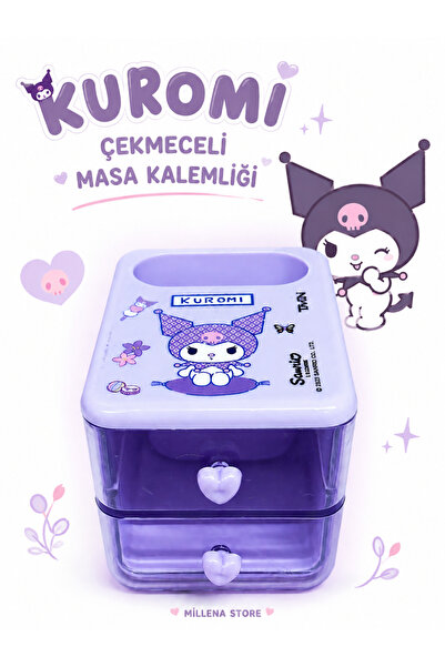 kuromi Masaüstü Kalemlik ve Mini Çekmece Düzenleyici