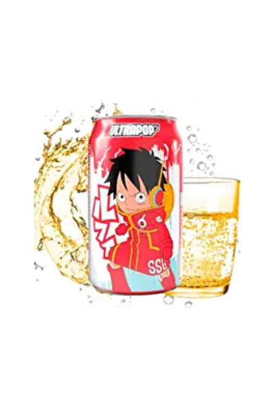 Ultrapop Luffy Carbonated Drink with Strawberry Flavor 330 ml