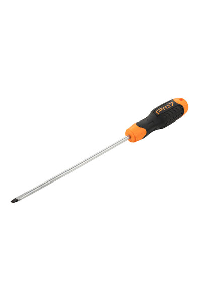 Lawazim Pro7 8inch Flat Head Screwdriver Magnetic Tip CR-V Steel Hand Tool