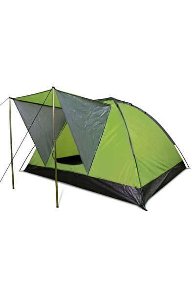 BAISK Cort de camping IGLO pentru 4 persoane cu copertină detașabilă, ușor