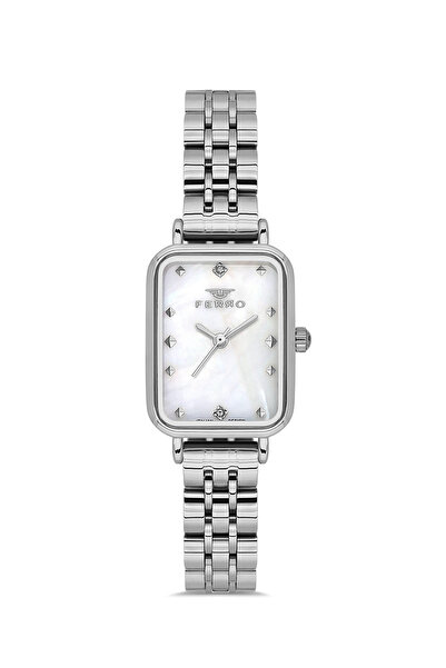 FERRO Silver Steel Cord Women's Wristwatch Fl21742A-A 3Atm Water Resistant 2 ...