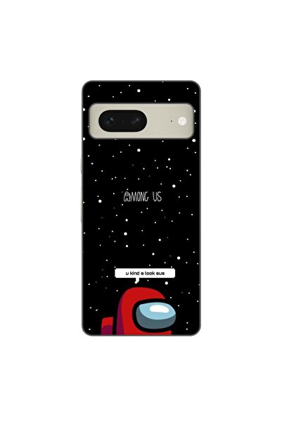 OEM Husa compatibila cu Google Pixel 8 Silicon Gel Tpu Model Among Us