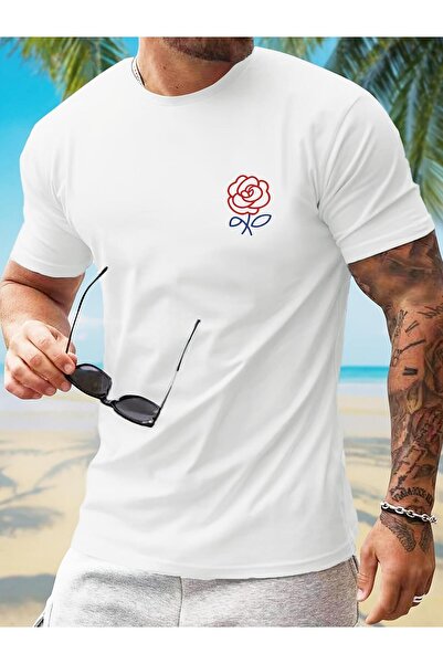 bolivia's Men's Large Size TShirt Casual Summer Short Sleeve Round Neck Blous...