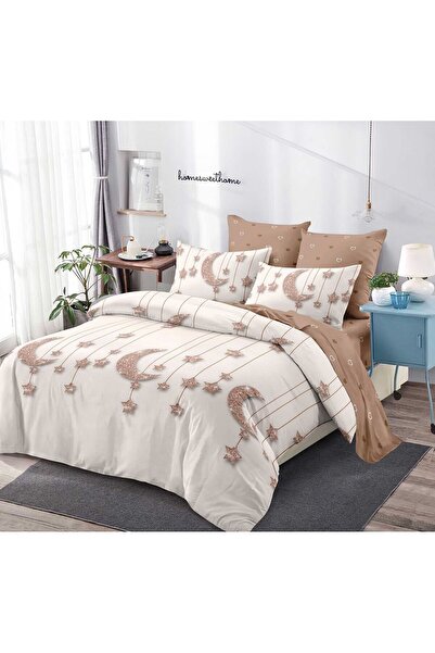 OEM Fine Cotton Duvet Cover Set with Stretchy 6 pieces 2 persons Primavara