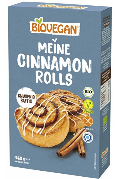 Biovegan Mix bio pentru rulouri cu scortisoara, vegan, 440g