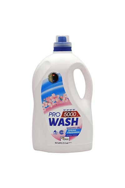 Vader Detergent lichid, Pro Wash, Gel 4.8 L Prospețime de primăvară, 120 de s...