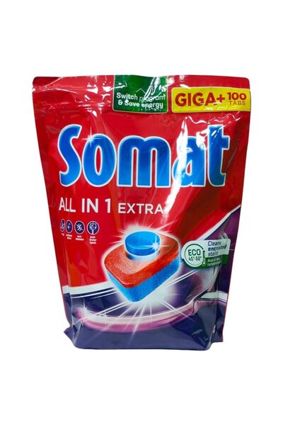 SOHO Somat Detergent Vase Tablete 100 buc All in 1 Extra,
