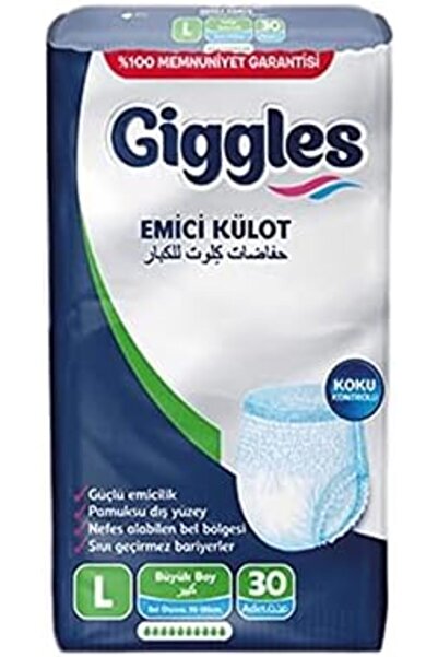 Yıldızan Livastore Giggles Külotlu Yetişkin Hasta Bezi Large 30 Adet 2026 128...