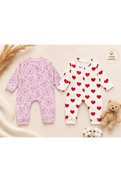 SANTRALBEBE بدلة قطنية من قطعتين للفتيات الصغيرات