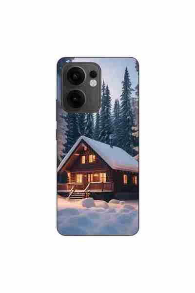 OEM Θήκη συμβατή με Oppo Reno13 F Σιλικόνης Τζελ TPU με σχέδιο Χειμερινή Κατο...
