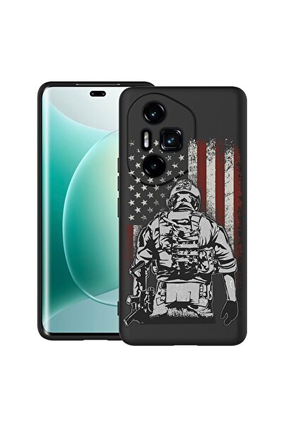 bestcase Θήκη για Honor 300 Pro / 300 Ultra με σχέδιο Αμερικανού Στρατιώτη, T...
