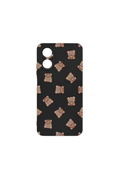 bestcase Λεπτή Θήκη Σιλικόνης 0.8MM, Συμβατή με OPPO A38 4G, Σχέδιο Αρκουδάκι...