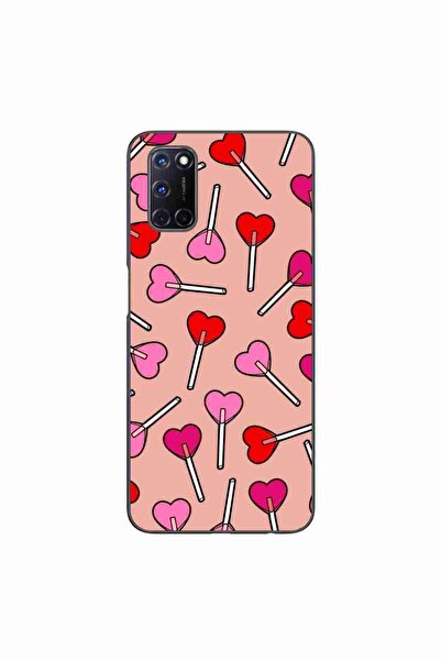 OEM Θήκη συμβατή με Oppo A72 από σιλικόνη gel TPU με σχέδιο καρδιές Αγίου Βαλ...