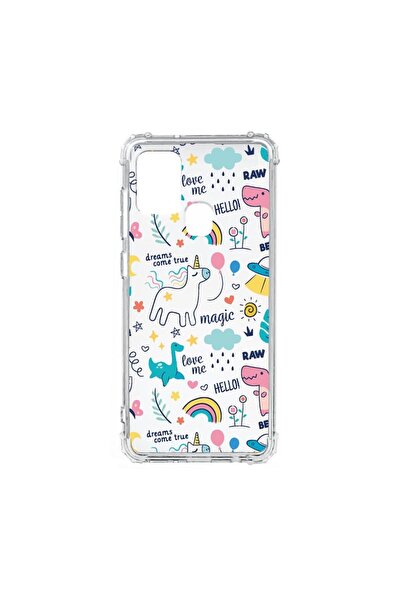 bestcase Husă Antișoc din Silicon Compatibilă cu Motorola Moto G60s, Unicorn ...
