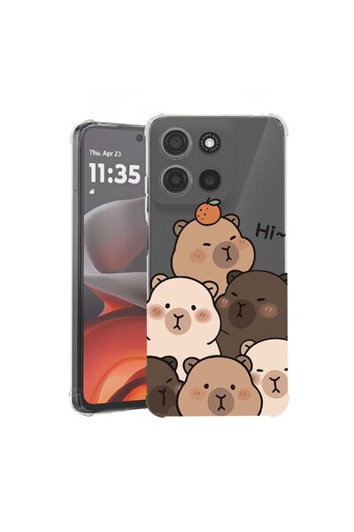bestcase ¬Æ Husa Anti Shock Compatibila cu Motorola Moto G86 Power, Cute Kawa...