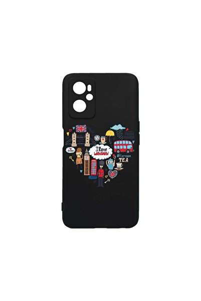 bestcase Λεπτή Θήκη Σιλικόνης 0.8MM, Συμβατή με OPPO K10 4G, Αγαπώ τη Λονδίνη...