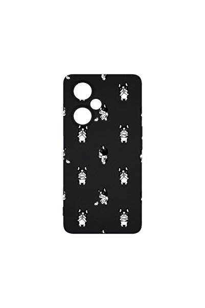 bestcase Премиум силиконов калъф, съвместим с OPPO A59 5G, с десен на булдог,...