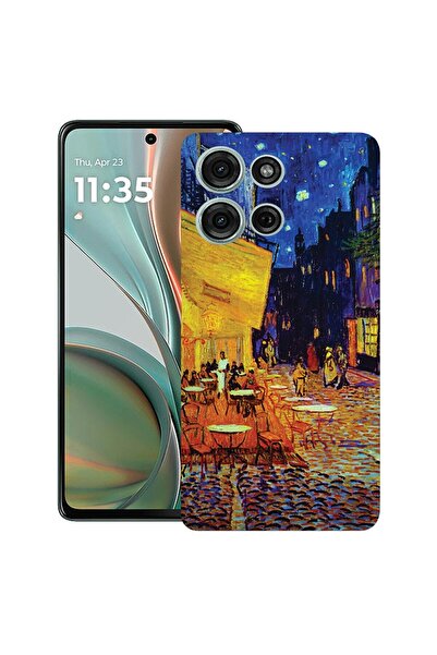 bestcase ¬Æ Husa pentru Motorola Moto G Play (2025) cu Design Van Gogh Caf√© ...