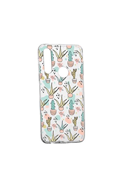 bestcase Husa Silicon Compatibila Cu Huawei P30 Lite, Cactus, rezistenta la u...