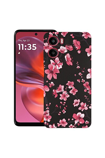 bestcase ¬Æ Husa TPU Ultra Slim Compatibila cu Motorola Moto G06, Floral - Ch...