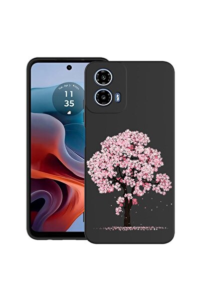 bestcase Θήκη για Motorola Moto G45 με σχέδιο ανθισμένων δέντρων κερασιάς, TP...