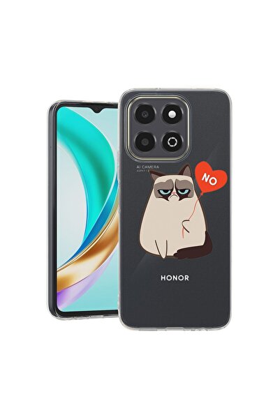 bestcase ¬Æ Husa Clear Slim Silicon Compatibila cu Honor X6c, Meme - Grumpy S...