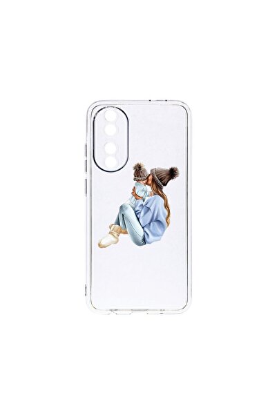 bestcase Διαφανής Θήκη Σιλικόνης 2MM, Συμβατή με Honor 90 5G, Κορίτσι-Μαμά με...