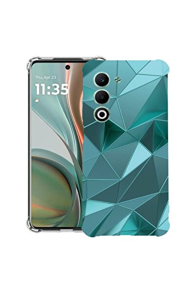 bestcase ¬Æ Husa Anti Shock pentru OPPO A5 5G cu Design Green Mosaic, 2052056...