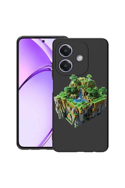 bestcase ¬Æ Husa pentru OPPO A60 5G / A40 / A40M, Minecarft World, Slim Silic...