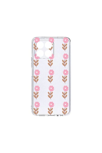 bestcase Husa BestCase¬Æ Clear Silicon, Compatibila Cu Honor X6, Flowers Patt...