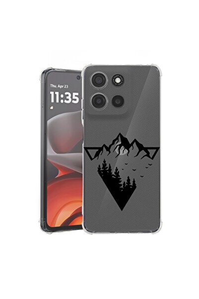 bestcase ¬Æ Husa pentru Motorola Moto G75, Anti Shock 1.5MM, Camping Forest, ...