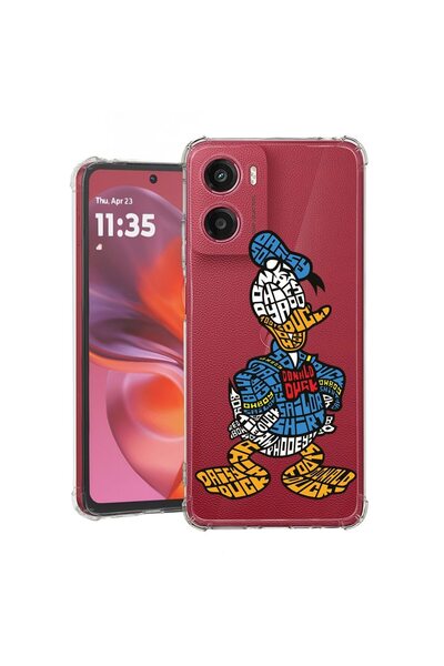 bestcase Θήκη για Motorola Moto G05, Αντικραδασμική 1.5MM, Καλλιγραφία Donald...