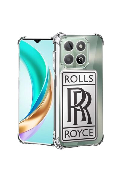 bestcase Съвместим калъф за Honor X8C, Удароустойчив 1.5ММ, Rolls Royce, Защи...