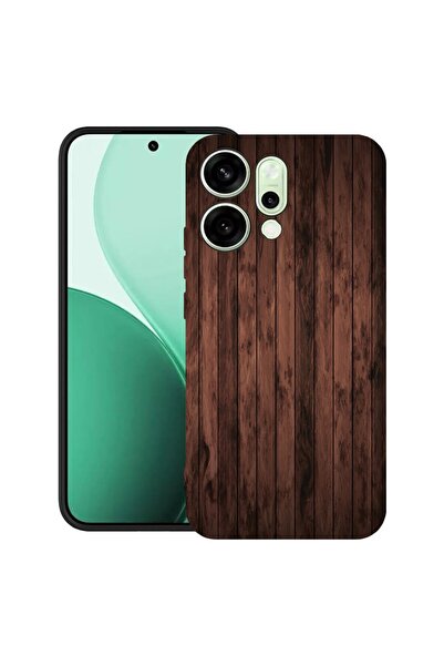 bestcase Θήκη για OPPO Reno14 5G με σχέδιο ξύλου καρυδιάς, TPU Ματ Εξαιρετικά...