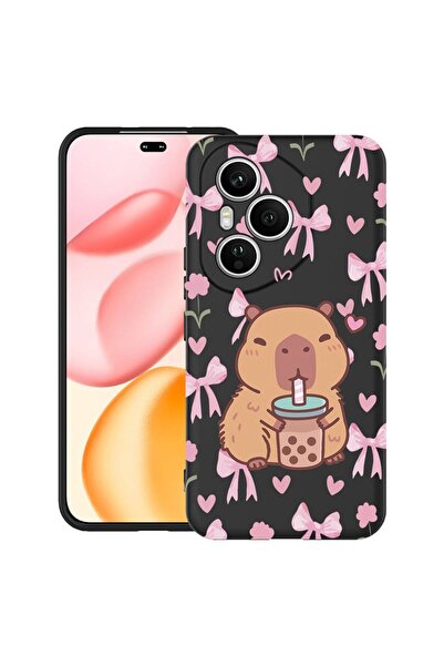 bestcase ¬Æ Husa TPU Ultra Slim Compatibila cu Honor 400 Pro, Cute Capybara C...