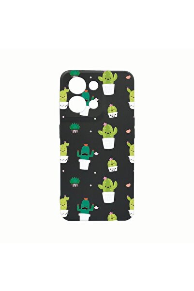 bestcase Husa Silicon, Compatibila Cu Oppo Reno8 Pro, Cactus, Rezistenta la u...