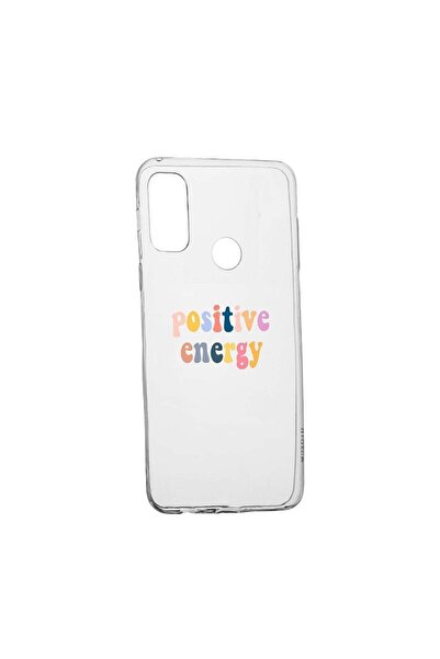 bestcase Husa cu mesaj Positive Energy, pentru Huawei P Smart (2020), reziste...