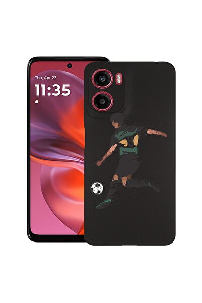 bestcase Θήκη για Motorola Moto G05, Ποδόσφαιρο, Λεπτή σιλικόνη 0.8MM, Αντικρ...