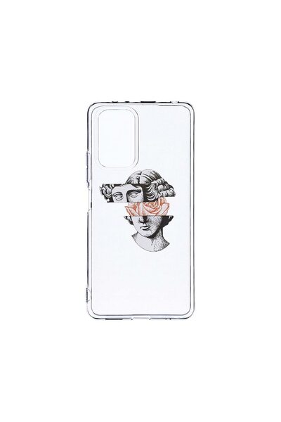 bestcase Διαφανής Θήκη Σιλικόνης 2MM, Συμβατή με Motorola Moto G85, Άγαλμα Δα...