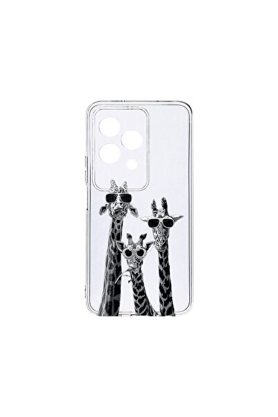bestcase ¬Æ Husa Clear Silicon 2MM, Compatibila Cu Honor 200 Lite, Cool Giraf...