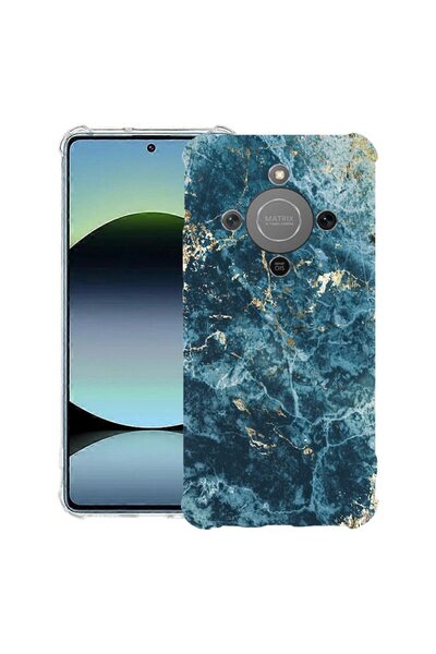 bestcase Хуса Антишок 1.5мм Съвместима с Honor Magic8 Lite, с мраморен дизайн...